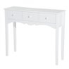 Mueble de recibidor con 3 cajones blanco HomCom