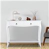 Mueble de recibidor con 2 cajones blanco HomCom