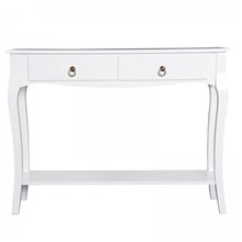 Mueble de recibidor con 2 cajones blanco HomCom