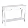 Mueble de recibidor con 2 cajones blanco HomCom