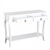 Mueble de recibidor con 2 cajones blanco HomCom