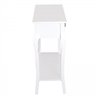 Mueble de recibidor con 2 cajones blanco HomCom