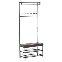 Mueble de recibidor con perchero y asiento de HomCom
