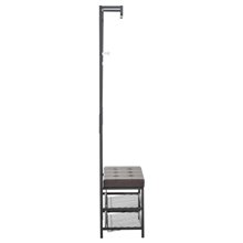 Mueble de recibidor con perchero y asiento HomCom