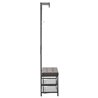 Mueble de recibidor con perchero y asiento HomCom