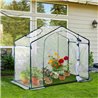 Invernadero transparente para jard&iacute;n Outsunny