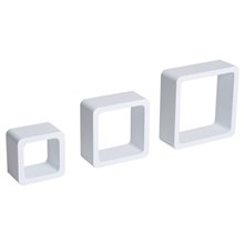 Estante triple cubo blanco HomCom