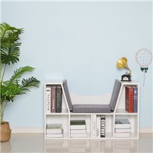 Estantería con banco HomCom