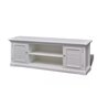Mueble de televis&oacute;n 2 puertas blanco VidaXL