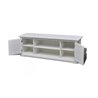 Mueble de televis&oacute;n 2 puertas blanco VidaXL