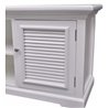Mueble de televis&oacute;n 2 puertas blanco VidaXL