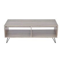 Mueble de televisón madera-gris VidaXL