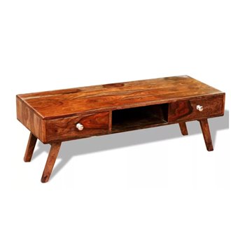 Mueble de televis&oacute;n 2 cajones VidaXL