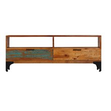 Mueble de televisón reciclado cajones y estantes VidaXL
