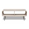 Mueble de televis&oacute;n gris 2 estantes VidaXL