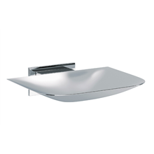 Jabonera de pared adhesivo cromo Point Baño Diseño