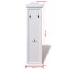 Percheros de pared blancos VidaXL