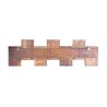 Perchero de pared madera reciclada VidaXL