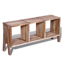 Mueble de televisón 3 estantes VidaXL