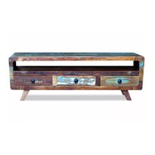 Mueble de televisón 3 cajones y estante VidaXL