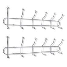 Percheros de pared metálicos VidaXL