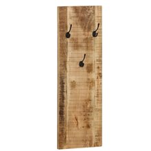 Percheros de pared de madera VidaXL