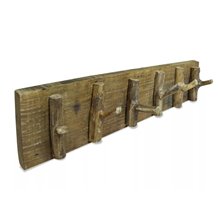 Perchero de pared estilo rústico VidaXL