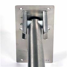 Barra de apoyo 60cm satinado con portarrollo Timblau 