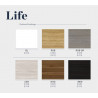 Mueble Life 2 cajones + m&oacute;dulo CON LAVABO B10