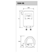 Termo vertical 100L Elba 100 EU Fleck