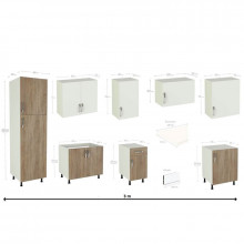 Cocina Leyton 300 cm IberoDepot