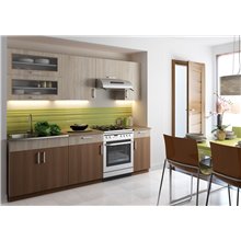 Cocina 240cm sonoma y acacia Blanca Tarraco