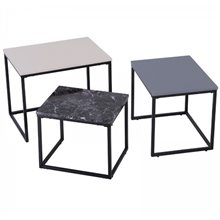 Set de 3 mesas nido Homcom