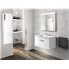 Pack mueble con lavabo un caj&oacute;n 80 cm blanco Prisma Roca