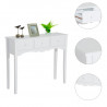 Mueble de recibidor con 3 cajones blanco HomCom