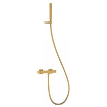 Kit de ducha Oro Mate SLIM TRES