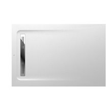 Plato de ducha 120x80cm blanco Aquos Roca