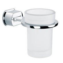 Portacepillos de cristal adhesivo Pop Baño Diseño