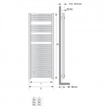 Radiador toallero Mithos Omicron 116 STILLÖ