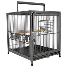 Jaula para pájaros ideal para viajes Pawhut