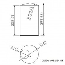 Papelera con abertura NOFER