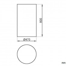Papelera industrial abierta 150 L NOFER