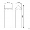 Papelera industrial basculante NOFER