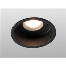 Empotrable fijo negro redondo Hyde Faro