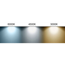 Plafón LED de techo redondo Ø11x6cm 12W plata