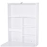 Mesa plegable con pizarra y estanter&iacute;a HomCom