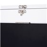 Mesa plegable con pizarra y estanter&iacute;a HomCom