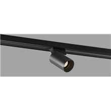 Proyector de carril negro 12W Stan Faro