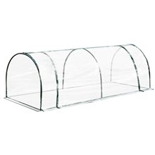 Invernadero transparente 250x100x80cm Outsunny