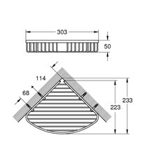 Bandeja jabonera Selection Cube Grohe